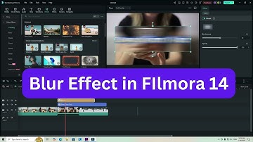 Blur Effect in Filmora 14 | How to Blur Part of Video in Filmora | Filmora in 2025