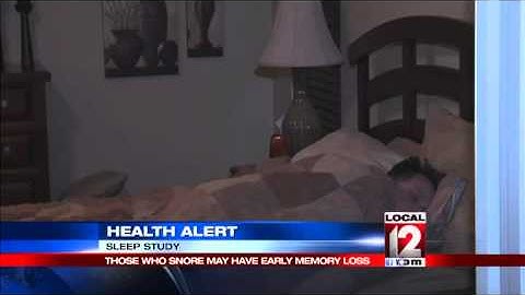 Health Alert: Those who snore may have early memory loss