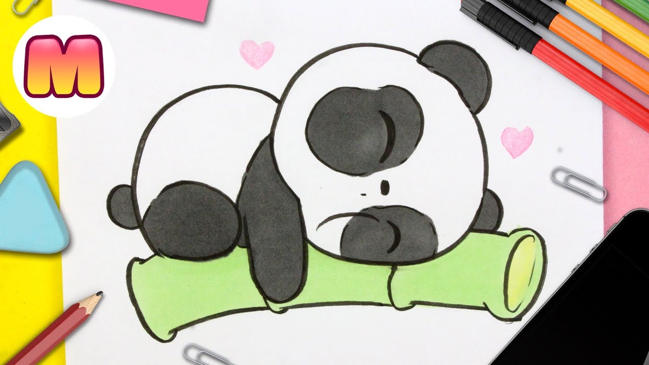 Como dibujar un panda