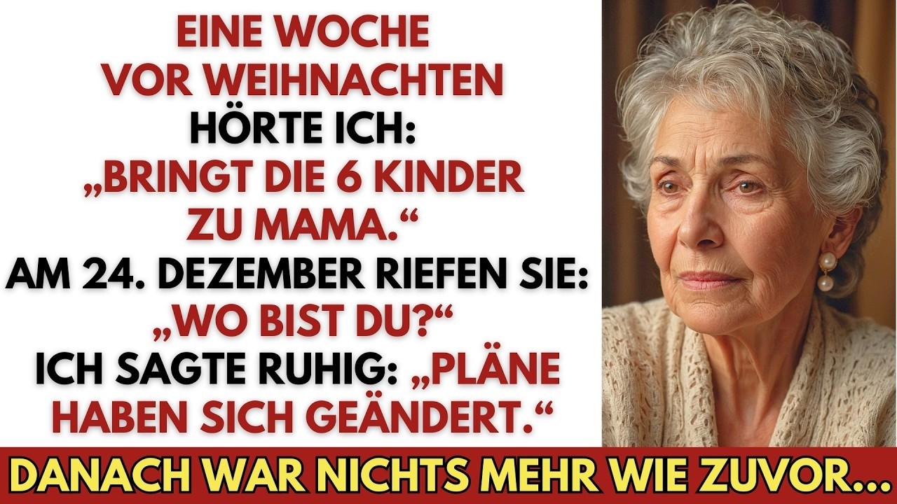 Ich blieb im Flur stehen, als ich meine Tochter am Telefon sagen hörte: „Mama hat sowieso nichts vor. Die nimmt einfach die Kinder.“ Sie hatten Sylt gebucht, Wellness, ein teures Restaurant – und...