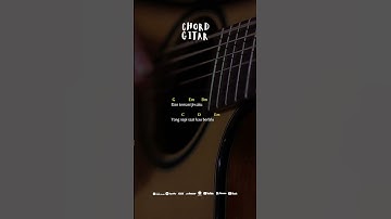 Chord Gitar Cokelat - Temani Aku #shorts
