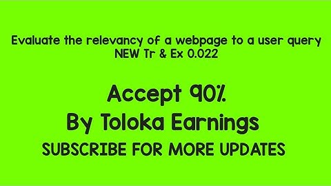 Evaluate the relevancy of a webpage to a user query (0.22) New Training & Exam (Accept)90% |