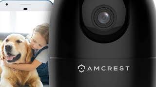 Amcrest 1080P WiFi Camera Indoor, Nanny Cam, Dog Camera, Sound & Baby Monitor, Human & Pet Detection