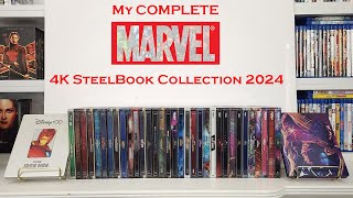My COMPLETE Marvel Cinematic Universe (MCU) 4K SteelBook Collection 2024