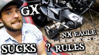 🤯SRAM GX EAGLE Best Bang for The Buck! | NX Eagle Not Worth IT! SRAM GX Drivetrain MTB Review Instal