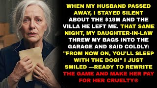 The Day My Husband Died, My Daughter-in-law Threw My Bags Into The Garage, Unaware Of The $19M And..