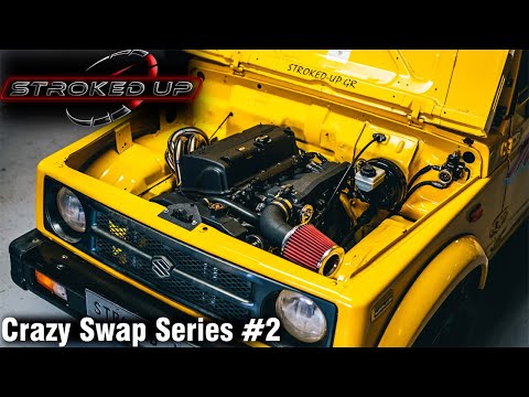 Suzuki Samurai 220whp K20 engine swap (Crazy Swap Series #2) Stroked Up