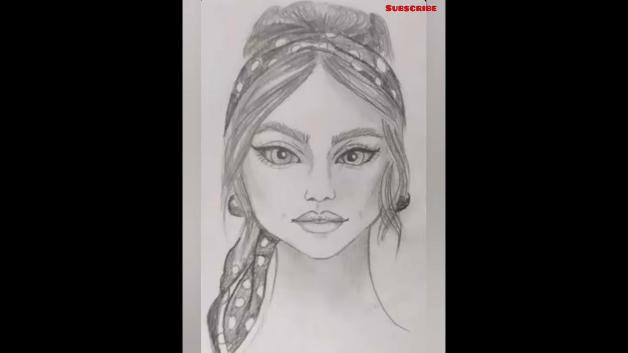 Amezing girl drawing photo,s for bigginers ️awesome drawing ️ #drawing ...