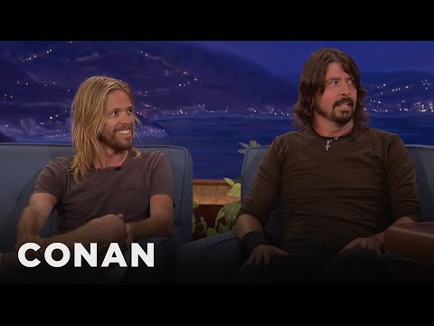 Dave Grohl and Taylor Hawkins on the Origins of "Foo Fighters" | CONAN on TBS