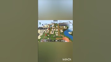 Trapdoor village, Started from a defensive home idea #minecraft #commandblock