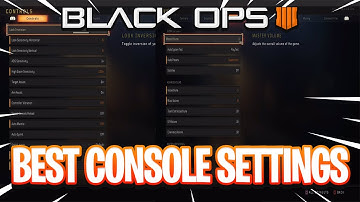 BEST SETTINGS BLACK OPS 4... (BEST CONSOLE SETTINGS AFTER UPDATE) - COD BO4