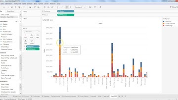 Tableau Tutorial 36 | How to Create Stack Bar Chart in Tableau