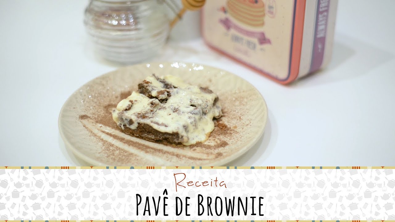 RECEITA PAVÊ DE BROWNIE #21