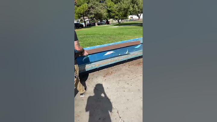 Making an unskateable wood bench skateable & skating it.