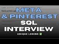 Meta & Pinterest SQL Interview: Count Unique Users Logging in on Both Mobile & Web | SQL JOIN