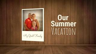 Free Retro Polaroid Summer Vacation Travel Memory Slideshow Video Template (Customizable) - FlexClip