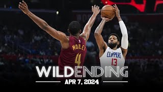 WILD ENDING Clippers vs Cavaliers | Apr 7, 2024 | Game of the Week