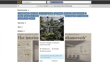 Using Wikidata for entity search in historical newspapers