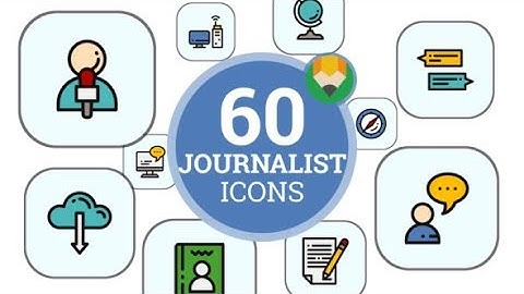 Interview News Journalist Media Animation - Flat Icons and Elements by animated-icons | AETemplate