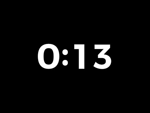 13 Seconds | COUNTDOWN Timer 🔥 ( No Copyright )
