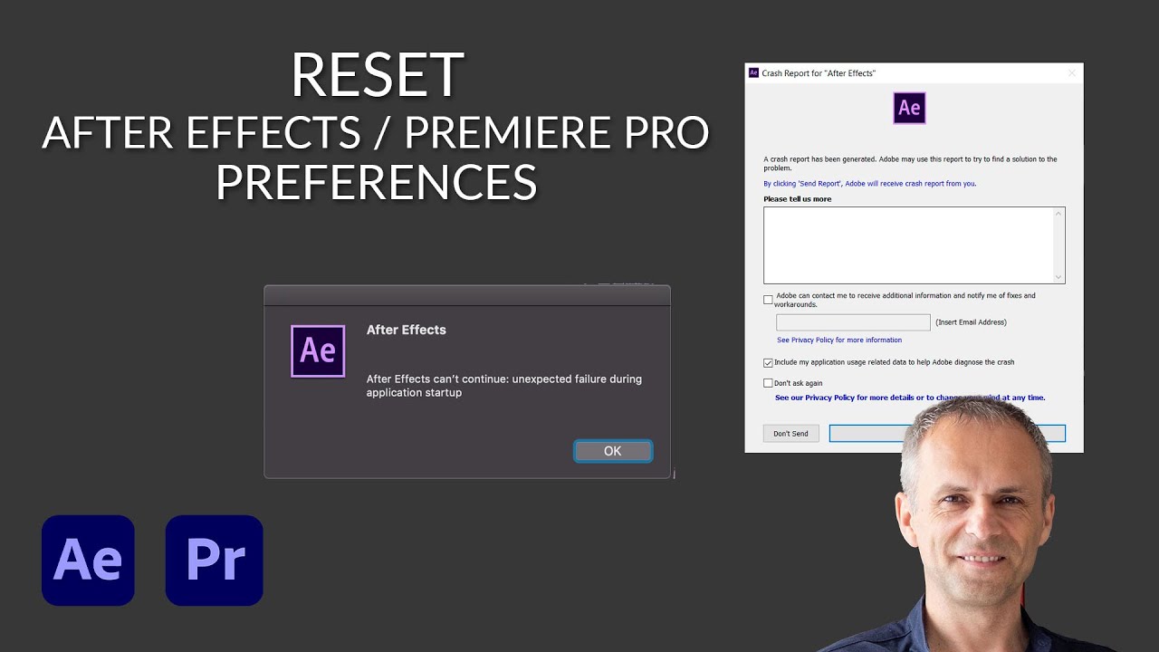 How to Reset After Effects / Premiere Pro Preferences
