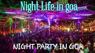 Night party at goa Beach. Night life. Night Clubs. Night Beach View 103