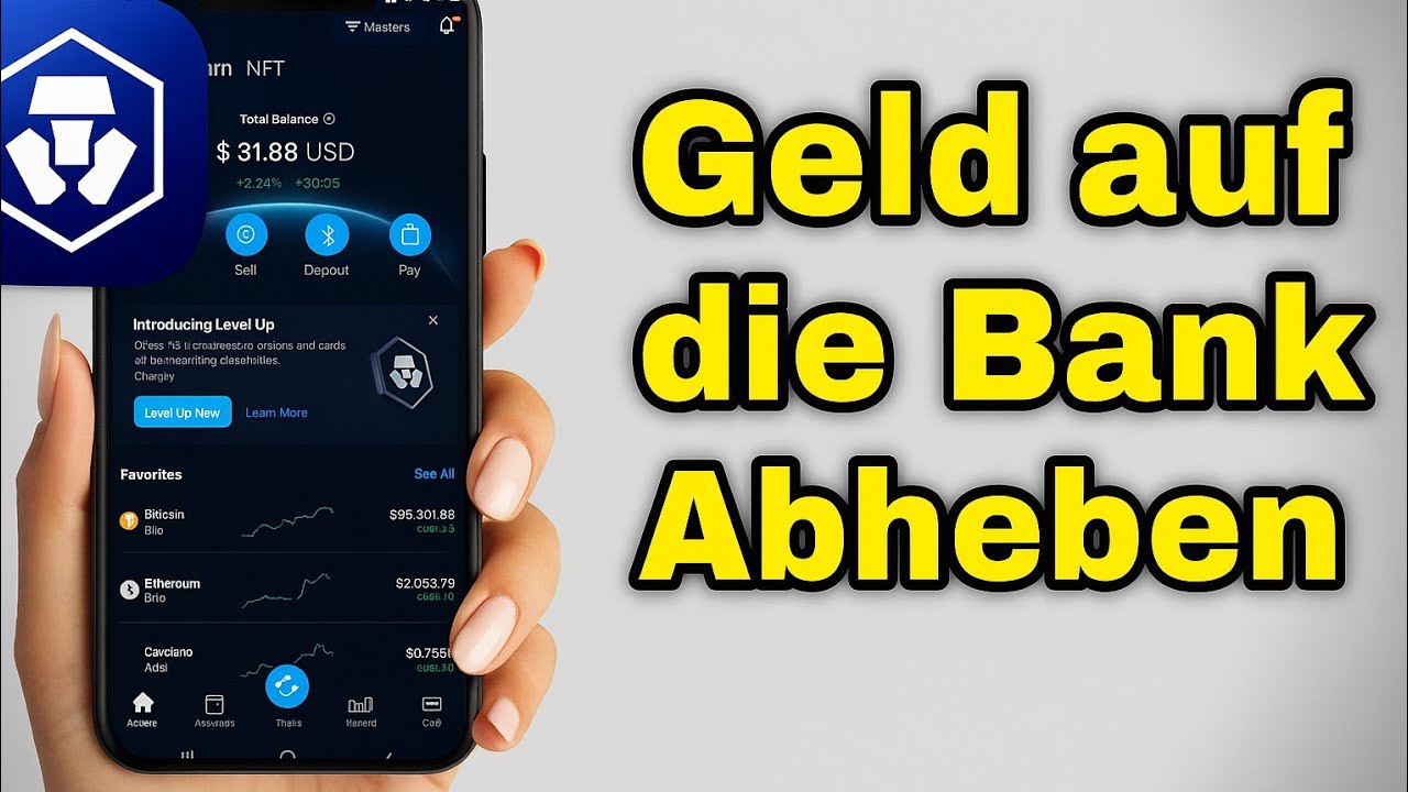 So Überweisen Sie Geld auf Ihr Bankkonto bei Crypto.com