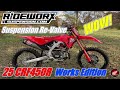 2025 Honda CRF450R Works Edition First Ride with Rideworx Suspension!