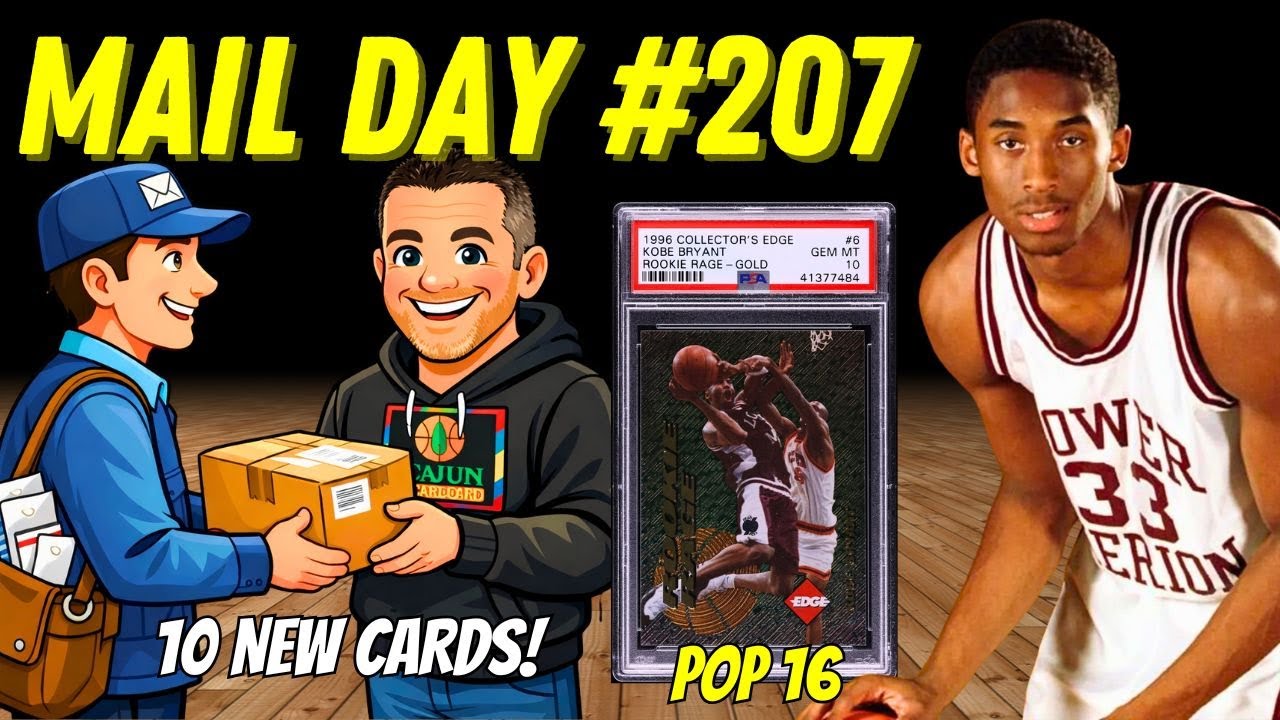 Начали поступать коллекционные карточки новичка Коби Брайанта - День рассылки № 207