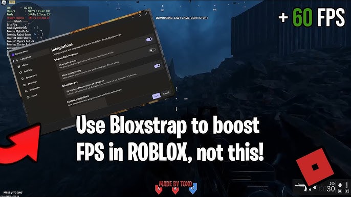 How to install Roblox Bloxstrap! (FPS Unlocker + Mods!) 