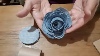 DIY - IDEA * COMO HACER UN LINDO COLGANTE CON PARTES DE UN ANTIGUO JEAN