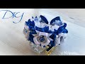 Шикарное украшение на гульку / пучок / МК Канзаши / DIY Ribbon Flowers