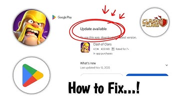 How to Fix Clash of Clans "Update Available" Problem | 100% Working Solution (Android & iOS)