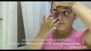 Lenti a contatto notturne per miopia, ortocheratologia roma