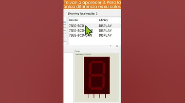 Cómo encontramos?? UN 7 SEGMENTOS BCD - PROTEUS