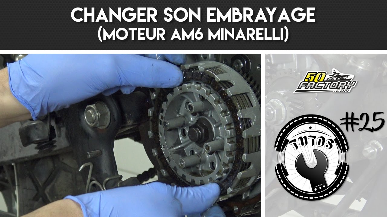 Embrayage moto 50cc type am6 minarelli (generic, cpi)