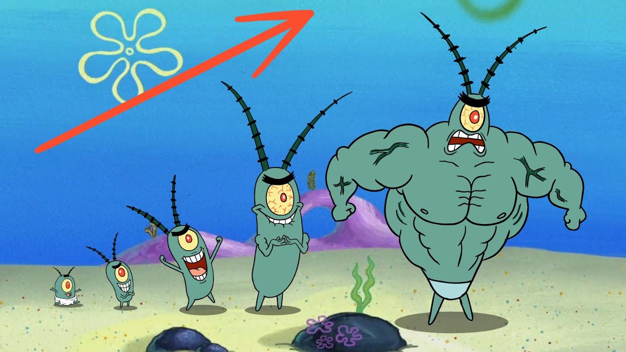 Plankton SpongeBob GROWING UP EVOLUTION 👍@EasyLittleDrawings 