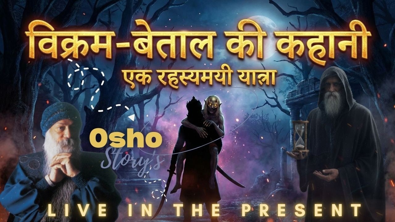 Vikram Betal Story: How to LIVE IN THE PRESENT? Leave Past & Future | Osho X Interstellar Inspired