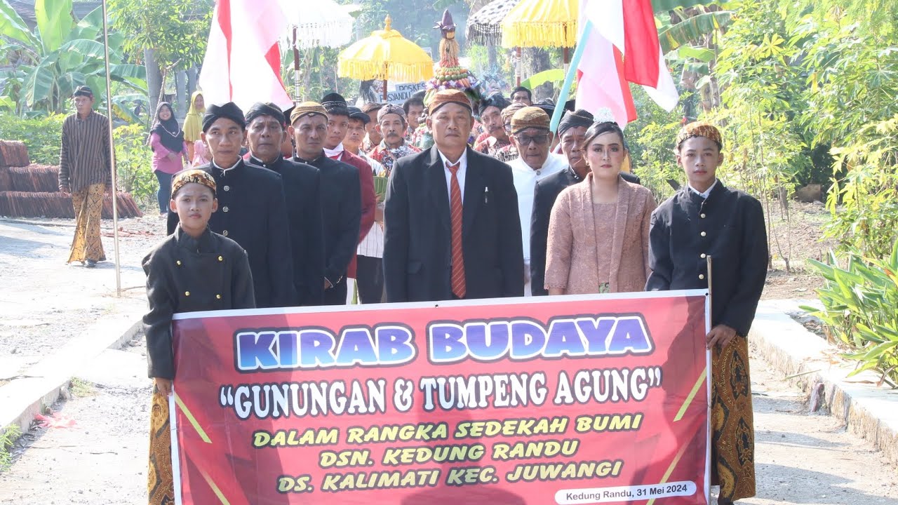 SEDEKAH BUMI/APITAN Dk.KEDUNGRANDU,Ds. KALIMATI,Kec. JUWANGI.