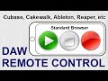 Control your DAW with your phone! (Cubase, Cakewalk, etc) - NO APP REQUIRED