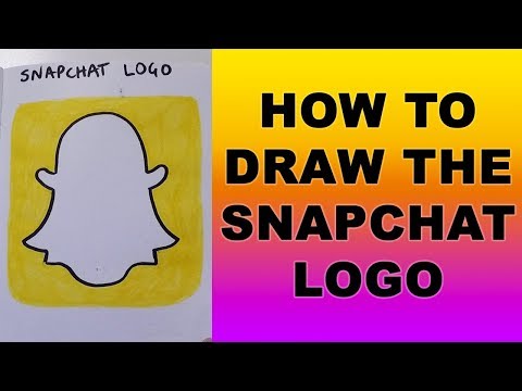 How To Draw The Snapchat Logo