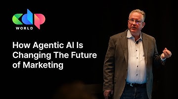 How Agentic AI Is Changing The Future of Marketing - Scott Brinker | CDP World 2025