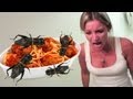 Spaghetti and meat bugs prank