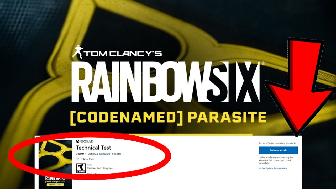 Rainbow Six Parasite Technical Test Spotted on Xbox Leak? Quarantine