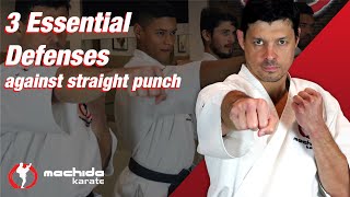 3 Essential Defenses Against Straight Punches! By Sensei Chinzo Machida