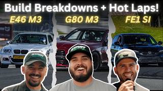 Meet the team pt. 1! | G80 M3, E46 M3, and FE1 Civic SI at the race track!