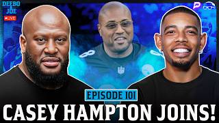 Steelers LEGEND Casey Hampton joins James Harrison & Joe Haden | Deebo & Joe
