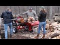 #377 THE BIG SPLIT! Wolfe Ridge Compact Commercial, How much firewood in one hour?