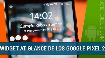 ¡Widget At Glance en cualquier Launcher con calendario funcional!