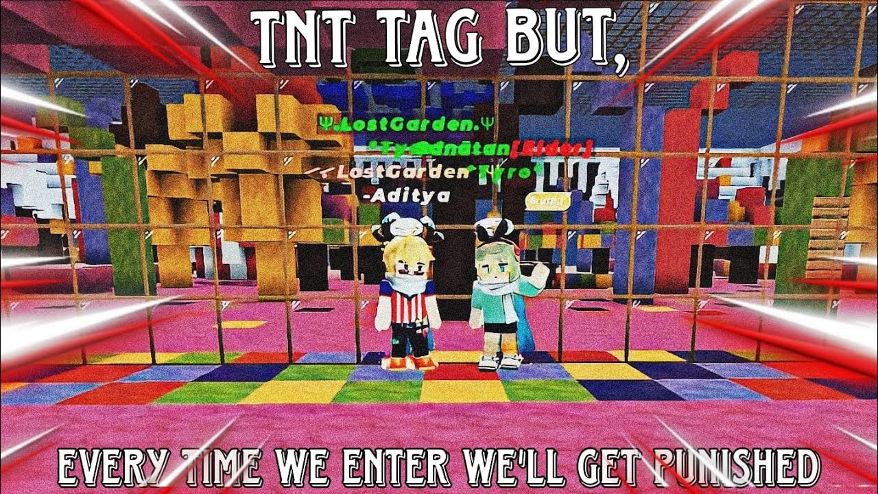 Tnt Tag But, Every Time We Enter We'll Get Punished || Blockman Go ||